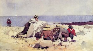 A Clam Bake by Winslow Homer Oil Painting Reproduction