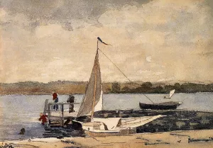 A Sloop at a Wharf, Gloucester