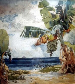 Banana Tree - Nassau by Winslow Homer Oil Painting Reproduction