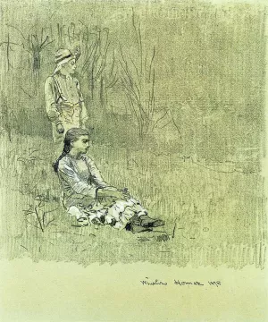 Boy and Girl in a Landscape