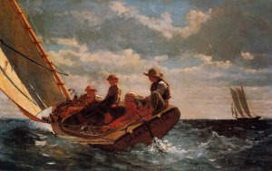 Breezing Up also known as A Fair Wind by Oil Painting Reproduction