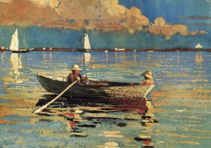 Cloucester Harbor by Winslow Homer Oil Painting Reproduction