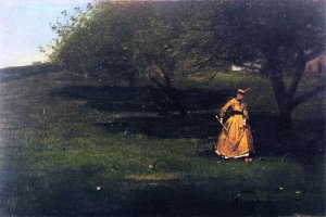 Croquet Player by Oil Painting Reproduction