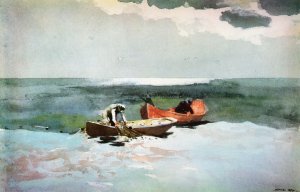 Deep Sea Fishing by Winslow Homer Oil Painting Reproduction