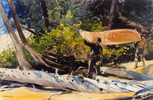 End of the Portage by Oil Painting Reproduction