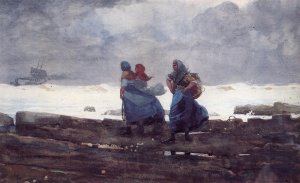 Fisherwives by Oil Painting Reproduction