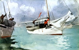 Fishing Boats, Key West by Winslow Homer Oil Painting Reproduction