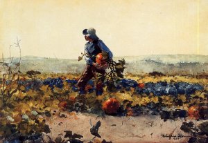 For the Farmer's Boy (old English Song) by Oil Painting Reproduction