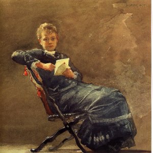 Girl Seated by Oil Painting Reproduction