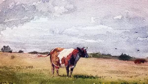 Landscape with Cow