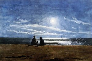 Moonlight by Oil Painting Reproduction