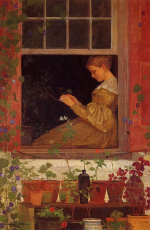 Morning Glories by Winslow Homer Oil Painting Reproduction