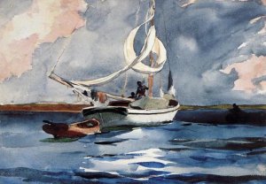 Sloop, Nassau by Winslow Homer Oil Painting Reproduction