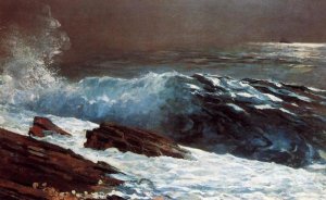 Sunlight on the Coast by Oil Painting Reproduction