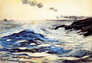 Sunset, Prout's Neck by Oil Painting Reproduction