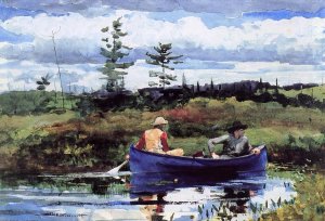 The Blue Boat by Winslow Homer Oil Painting Reproduction