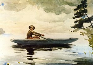 The Boatsman by Oil Painting Reproduction