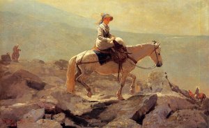 The Bridle Path, White Mountains by Oil Painting Reproduction