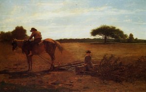 The Brush Harrow by Oil Painting Reproduction