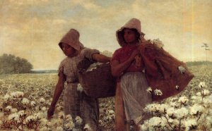 The Cotton Pickers by Oil Painting Reproduction