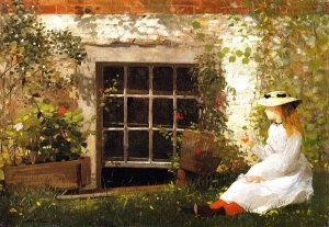 The Four-Leaf Clover by Winslow Homer Oil Painting Reproduction