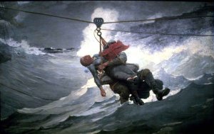 The Lifeline by Oil Painting Reproduction