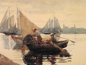 The Lobster Pot by Oil Painting Reproduction