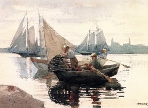 The Lobster Pot by Oil Painting Reproduction