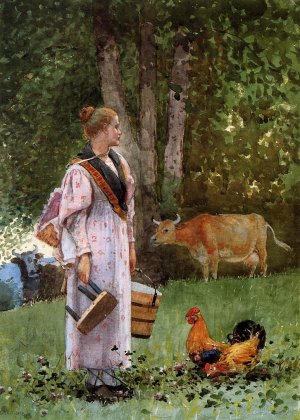 The Milk Maid by Oil Painting Reproduction