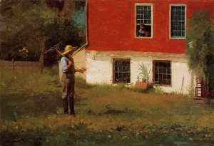 The Rustics by Winslow Homer Oil Painting Reproduction