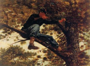 The Sharpshooter on Picket Duty by Winslow Homer Oil Painting Reproduction