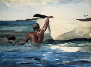 The Sponge Diver by Oil Painting Reproduction