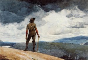 The Woodcutter by Oil Painting Reproduction