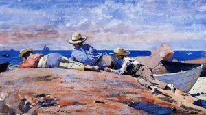 Three Boys on the Shore