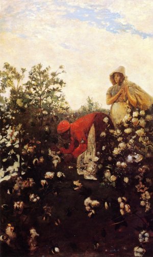 Upland Cotton by Oil Painting Reproduction