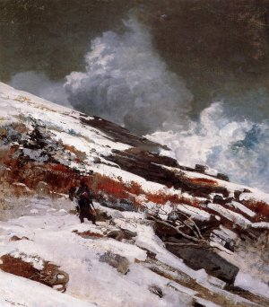 Winter Coast by Oil Painting Reproduction