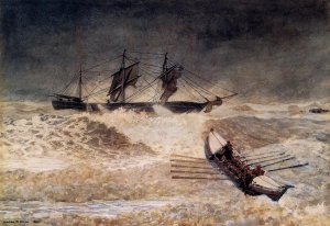 Wreck of the Iron Crown by Oil Painting Reproduction